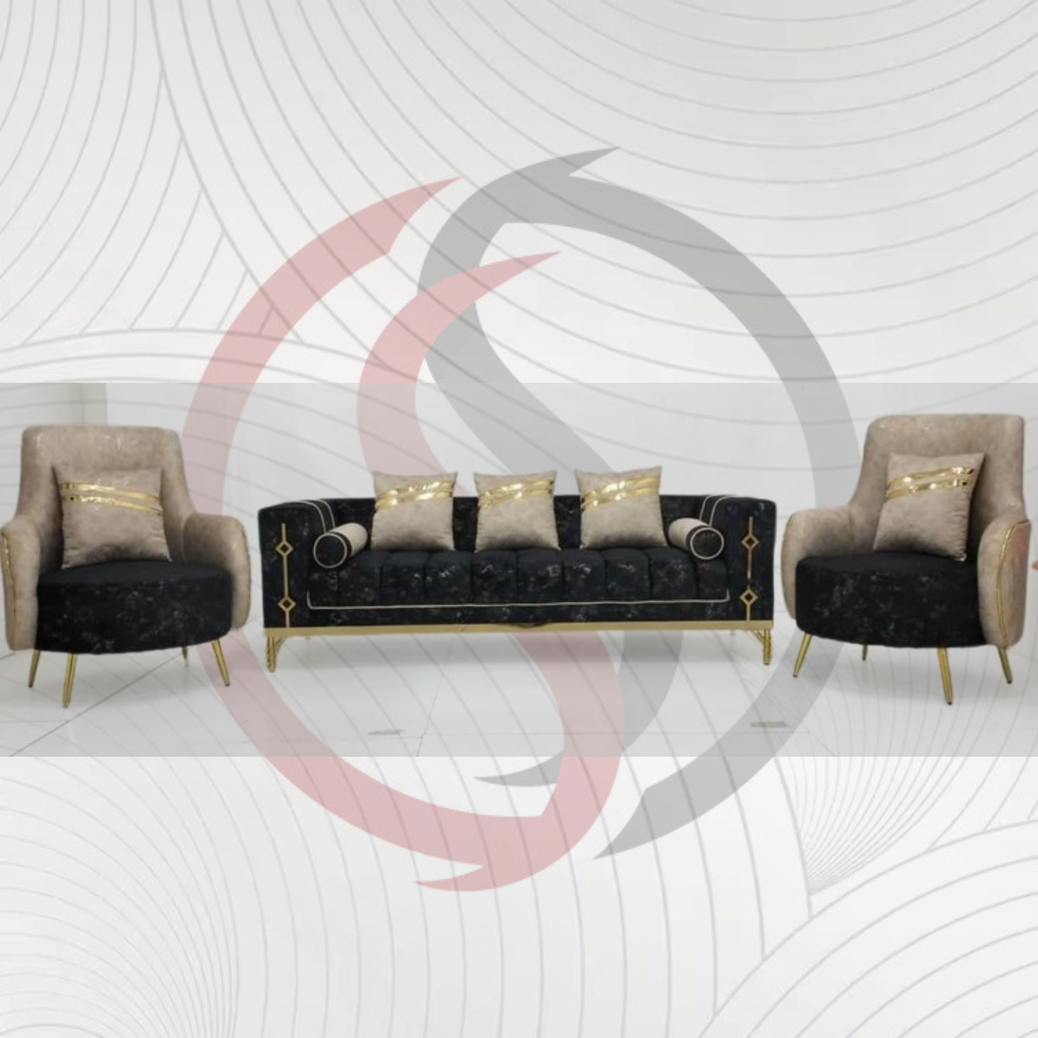 Opulent Sectional Set